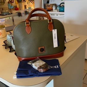 Dooney & Bourke Satchel. New. Olive.